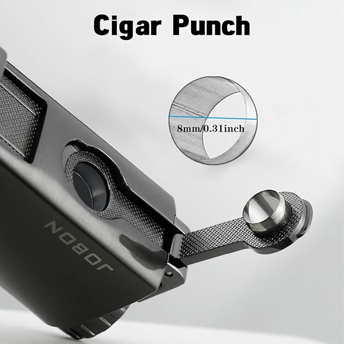 Cigar Lighter Flame Refillable Windproof