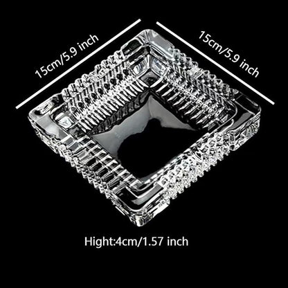 Glass Ashtray, Large Glass Ashtray