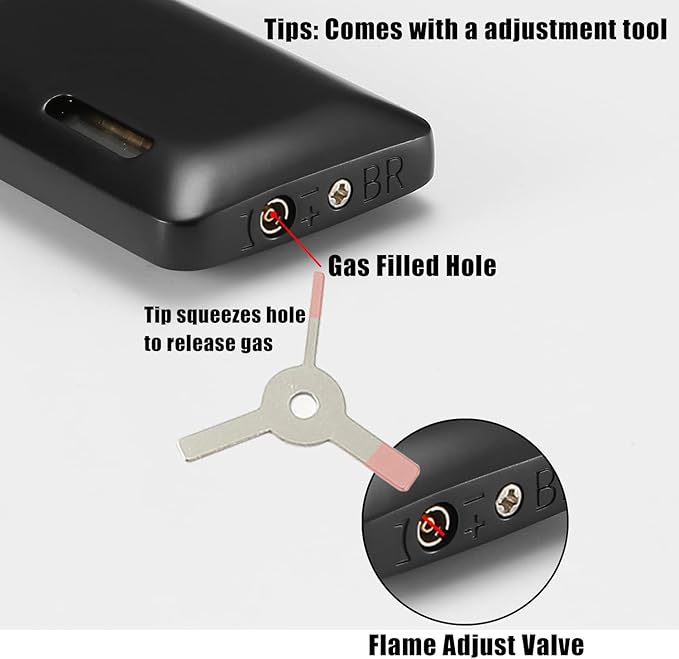 Double Jet Flame Butane Torch Lighter