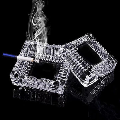 Glass Ashtray, Large Glass Ashtray