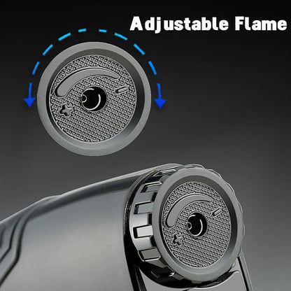 Cigar Lighter Flame Refillable Windproof
