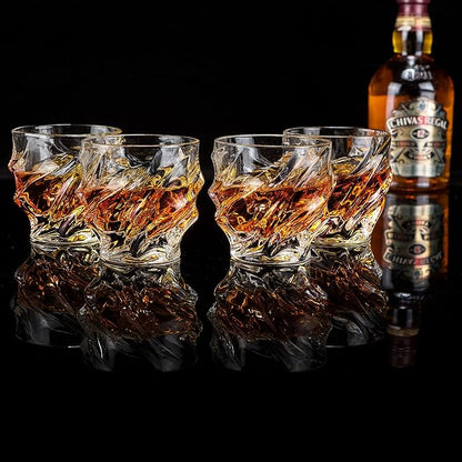 Old Fashioned Whiskey Glasses Set of 2