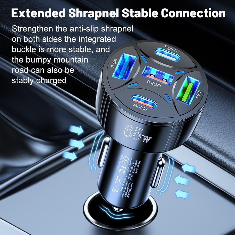 Quick Charge 5-in-1 Socket