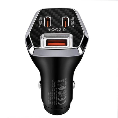 Fast charging automotive cigarette lighter socket