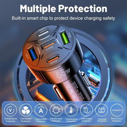 Quick Charge 5-in-1 Socket